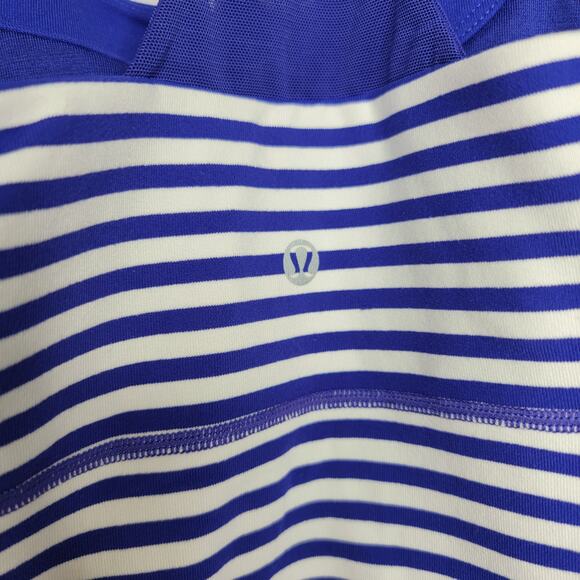 Lululemon Blue Sz 6 Workout Scoop Tank - Picture 7 of 8